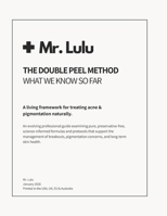 Mr. Lulu Skincare - Professional Manual: A guide for skin professionals to treat pigmentation, acne and enhance skin health with 100% natural formulas. B0GFXZ5LN2 Book Cover