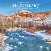 Wyoming Wild & Scenic 2025 12 X 24 Inch Monthly Square Wall Calendar Plastic-Free 1975475984 Book Cover