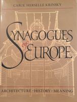 Synagogues of Europe: Architecture, History, Meaning (Dover Books on Architecture) 0486290786 Book Cover