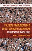 Political Communication in Direct Democratic Campaigns 1349338761 Book Cover