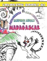 Mysterious & Magnificent Rainforest Animals of Madagascar: Coloring Book #1 B08NVNKJGD Book Cover