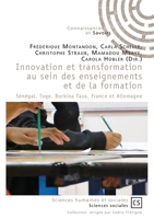Innovation et transformation au sein des enseignements et de la formation Sénégal, Togo, Burkina Faso, France et Allemagne (French Edition) 2342351836 Book Cover