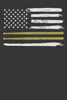 Drummer Notebook: Drums Drum Set Drummer Drumsticks USA Flag 4th Of July Gift 6x9 Dot Grid Dotted 120 Pages for School College 1079539255 Book Cover