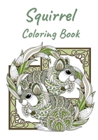 Squirrel Coloring Book: Destress Coloring Book for Adults | 31 Hand Drawn Paisley, Mandala, Zentangle and Cartoon Designs to Help You Relieve Anxiety B0863RP2JR Book Cover