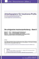 Die erfolgreiche Insolvenzanfechtung - Band 3 3748224753 Book Cover