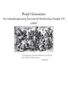 Brief Chronicles Vol. 7: An Interdisciplinary Journal of Authorship Studies 1539813312 Book Cover