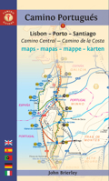 Camino Portugués Maps - Mapas - Mappe - Karten: Lisboa - Porto - Santiago / Camino Central - Camino de la Costa 1844097153 Book Cover