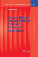 Discrete Element Analysis Methods of Generic Differential Quadratures 364243021X Book Cover