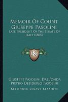 Memoir of Count Giuseppe Pasolini 1021447358 Book Cover