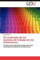 El Contenido de Los Puestos de Trabajo de Los Traductores 3659040010 Book Cover