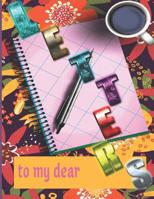 letters to my dear: Notebook for Women/Young/Girls empty paper 109540895X Book Cover