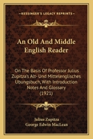 An Old and Middle English Reader: With a Vocabulary 9353955408 Book Cover