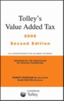 Tolley's Value Added Tax 075452972X Book Cover