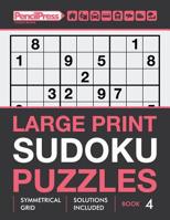 Large Print Sudoku Puzzles (Hard puzzles), (Book 4) 1986552780 Book Cover