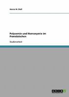 Polysemie und Homonymie im Franz�sischen 3638651282 Book Cover