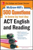 500 ACT English and Reading Questions to Know by Test Day 0071821317 Book Cover