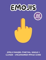 Emoji Fingers: Partial, Single & Closed - Uncensored Image Guide B0DZWV849H Book Cover