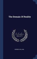 The Domain Of Reality 1015293646 Book Cover