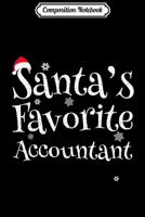 Composition Notebook: Santa's Favorite assistant principal Journal/Notebook Blank Lined Ruled 6x9 100 Pages 1708614621 Book Cover