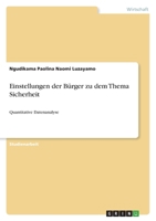 Einstellungen der Bürger zu dem Thema Sicherheit: Quantitative Datenanalyse 3346647897 Book Cover