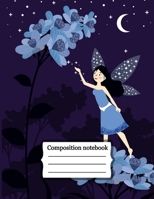 Composition Notebook: fairy tale Wide Ruled Notebook Lined School Journal 100 Pages 8.5x11 Children Kids Girls Teens Women Subject ... fairy (Wide Ruled School Composition Books) 1705836429 Book Cover
