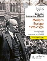 Cambridge International as Level History: Modern Europe 1774-1924 1036008940 Book Cover