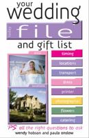 Your Wedding File and Gift List 0572029535 Book Cover