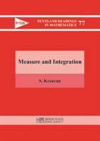 Measure and Integration (Texts and Readings in Mathematics) 9386279770 Book Cover