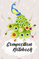 Composition Notebook: 110 Blank Lined Papers - 6x9 Personalized Customized Peacock Composition Notebook Journal Gift For Peacock Lovers 1676643095 Book Cover