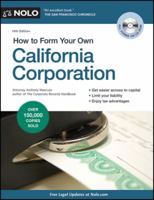 How to Form Your Own California Corporation (Book with CD)