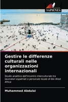 Gestire le differenze culturali nelle organizzazioni internazionali: Studio analitico dell'incontro interculturale tra lavoratori espatriati e personale locale di Ibis West Africa 6203161659 Book Cover