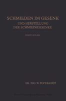 Schmieden Im Gesenk Und Herstellung Der Schmiedegesenke 3662334607 Book Cover