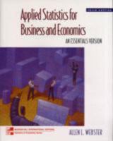 Applied Statisitics for Business and Economics: An Essential Version - With Data Disk 0071168435 Book Cover