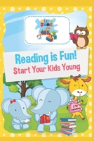 Reading is fun: Simple words & Activities for Beginner Readers (0-6 years old): book reader for young kids B094KLMB5G Book Cover
