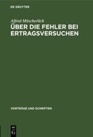 Über Die Fehler Bei Ertragsversuchen 3112537777 Book Cover
