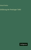 Erklarung Der Peutinger Tafel 3744606414 Book Cover