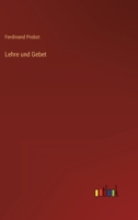 Lehre und Gebet 3368214608 Book Cover