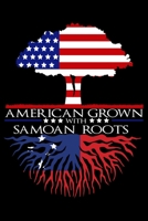 Journal: Samoan Roots American Grown US Samoa Flag Pacific Black Lined Notebook Writing Diary - 120 Pages 6 x 9 1705897061 Book Cover