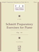 Schmitt Preparatory Exercises for Piano, Op. 16 1569391416 Book Cover