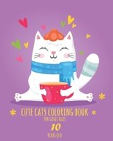 Cute Cats Coloring Book for Girls ages 10 years old: Cute Cats Coloring books for girls and kids with 40 designs, best relaxing coloring and ... kids, cool cats, lovely cats B08P4QCXKY Book Cover