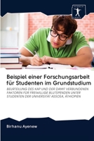 Beispiel einer Forschungsarbeit für Studenten im Grundstudium 6200923337 Book Cover