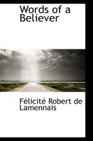 Paroles d'un croyant 1165779692 Book Cover