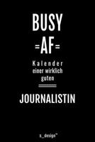 Kalender 2020 f�r Journalisten / Journalist / Journalistin: Wochenplaner / Tagebuch / Journal f�r das ganze Jahr: Platz f�r Notizen, Planung / Planungen / Planer, Erinnerungen und Spr�che 1708589007 Book Cover