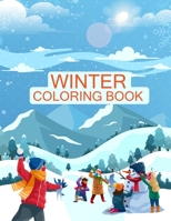 Winter Coloring Book: Winter Coloring Book For Girls B0BHBGQTVT Book Cover