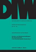 Struktur Und Wettbewerbsfahigkeit Der Schuhindustrie in Der Bundesrepublik Deutschland 3428064089 Book Cover