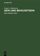Sein und Bewusstsein (German Edition) 3112646959 Book Cover