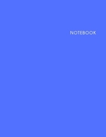 Notebook Blue Cover: Lined Notebook - Size (8.5 x 11 inches) - 120 Pages 1702141241 Book Cover