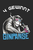 Spielbuch Ginpanse - 4 Gewinnt: 120 Seiten - 6 x 9 Zoll (15,24 x 22,86 cm) (German Edition) 165635053X Book Cover