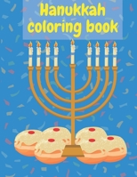 Hanukkah Coloring Book: Special Holidays Gift for Kids in Any ages and for Adults B08P46CTY4 Book Cover