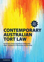 Contemporary Australian Tort Law 1009348779 Book Cover